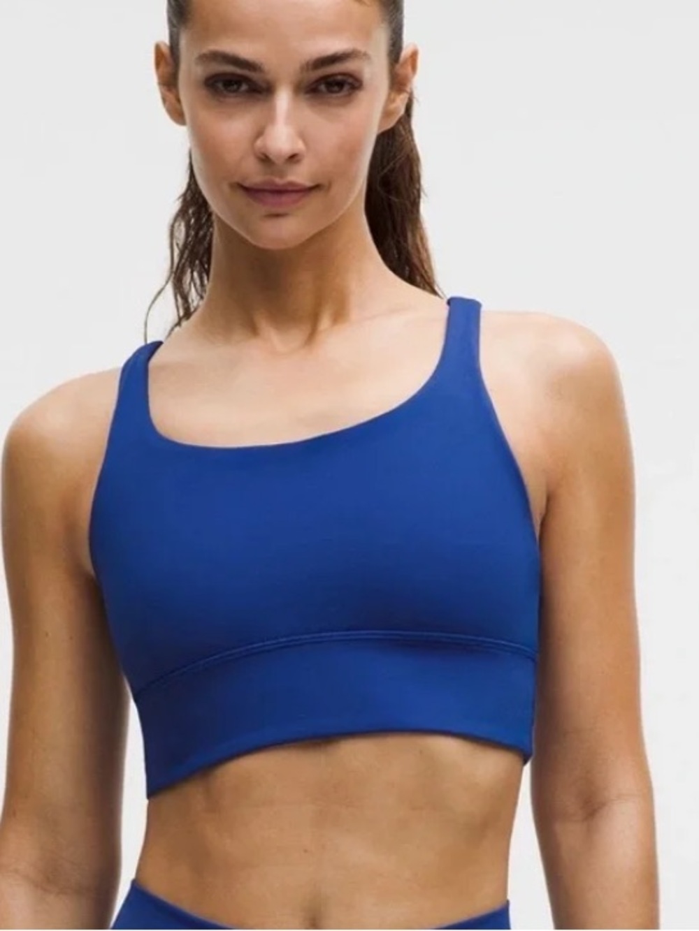 Lululemon Energy Longline Bra - Blue. size 2